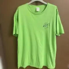 【PONTI】グリーン クルーネックTシャツ