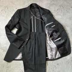 洋服の青山 パーソンズ 礼服 喪服 ブラックフォーマル スーツ YA5 黒