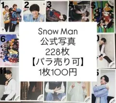 【バラ売り可】Snow Man 公式写真 253枚