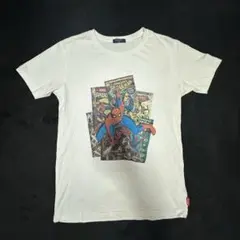 【GLAZOS】スパイダーマン コミック Tシャツ ホワイト 170 値下げ◯