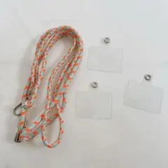 ⭐️1点限り⭐️ スマホストラップ　レッドホワイトブルー