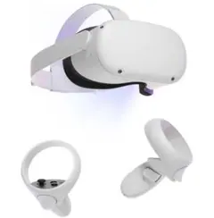 Oculus Quest 2 VRヘッドセットとコントローラー