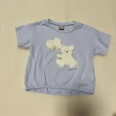 プティマイン　半袖　くま　Tシャツ 80