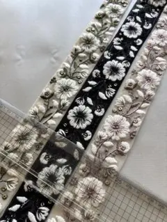 SALEフォロワー100人記念！数量限定インド刺繍リボン