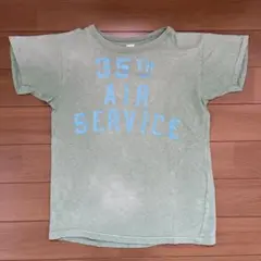 35TH AIR SERVICE グリーン Tシャツ Lサイズ