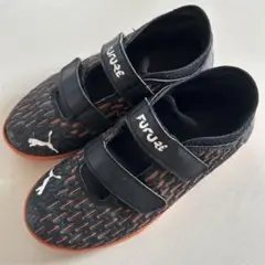 Puma Future フットサルシューズ ブラック/オレンジ