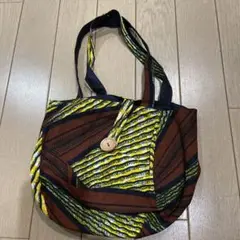 お値下げ　新品未使用品　アフリカ布バック