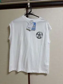 Champion ノースリーブTシャツ ホワイト ONE Lサイズ