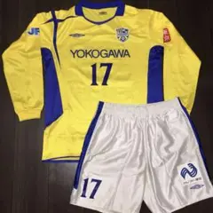 横河武蔵野FC 選手支給 公式戦用ユニフォーム上下セット 東京武蔵野シティFC