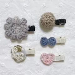 【特別価格】5本セット ヘアクリップ (送料込/匿名配送)