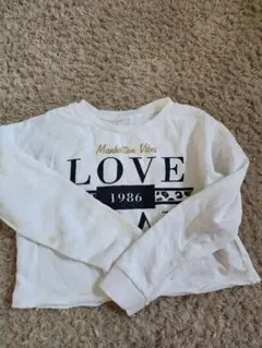 H&M LOVE 1986 クロップドトップス