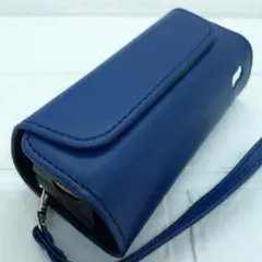 ●アイコス イルマ i ケース iqos iluma用 ストラップ 無地 青 K