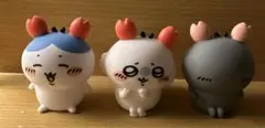 ちいかわ　ソフビフィギュア3　ハチワレ モモンガ　シークレット　3点セット