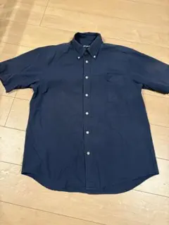 【美品】oldUNIQLO 半袖ボタンダウンシャツLサイズ