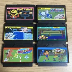 ファミコンソフト ナムコ 6本セット パックマン ゼビウス スターラスター ほか