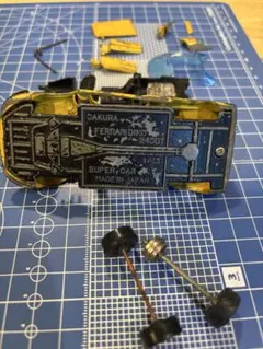 サクラ　スーパーカー　1/43 フェラーリ ディーノ246GT ジャンク