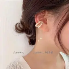 限定♡人気 大人の美しさ シンプル じしゃくイヤーカフ( 片耳)
