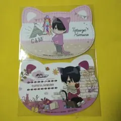 黒子のバスケ　氷室辰也　特典ねこ型イラストシート　夢遊び・だんらんキャンプ