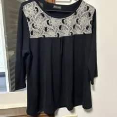 Merci Grace レース七分袖チュニック 3L