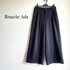 ブランシェアダ パンツ 【L】 ネイビー ラメ入り センタープレス エレガント