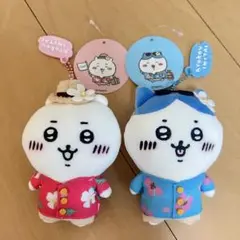 ちいかわ　ハチワレ　2点セット 観光 旅行いきたいぷちミニマスコット