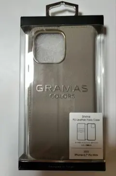 GRAMAS COLORS アイフォン14ProMax用　フォリオケース