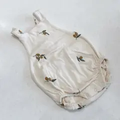 organiczoo オーガニックズー　ロンパース　オリーブ柄