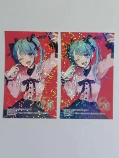 いちじんフェス ステッカー 2枚 ヴァンパイア やもり四季