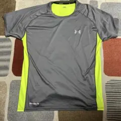 UNDER ARMOUR ランニング用Tシャツ XL グレー/ライム