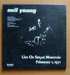 ニール・ヤングNeil Young1971年シュガーマウンテンLIVE盤　海外盤