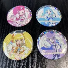 プリキュア ラフォーレ原宿 出張店先行 ハートキャッチ 缶バッジ 4個セット