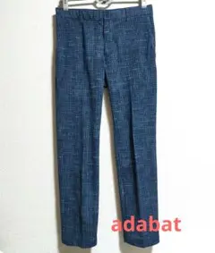 ほぼ新品　adabat アダバット　ゴルフパンツ　スラックス　サイズ46 M