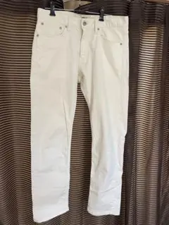 UNITED ARROWS 825TAPERED 31W ホワイトパンツ