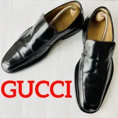 【美品】GUCCI グッチ 黒 ローファー 25cm 除菌・消臭済み