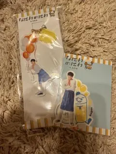 長尾謙杜 アクキー&ステッカーセット なにわのにわ アジア