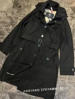【極美品】人気BURBERRY LONDONフード付きナイロントレンチコート38