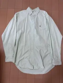 Ralph Lauren Yarmouth ミントグリーン 長袖シャツ