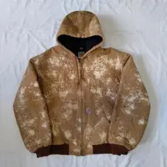 90s 00s アメリカ製 カーハート アクティブジャケット ブラウンベージュ