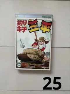 人気の釣り漫画シリーズ　25巻 釣りキチ三平 中古 釣り 趣味