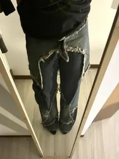 AelfricEden Star Design Washed Denim