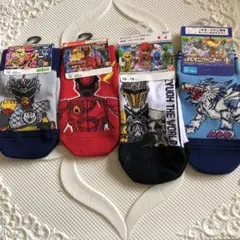 未使用　キッズ靴下4セット（キャラクター柄）