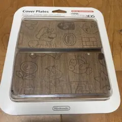 ニンテンドー3DS きせかえプレート NO.24 マリオ木目 未開封品