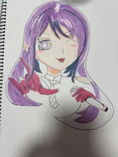 ハンドメイド イラスト ファンアート 推しの子 星野アイ