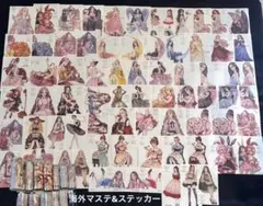海外マステ　人物・装飾ステッカー　まとめ　【dk_21】