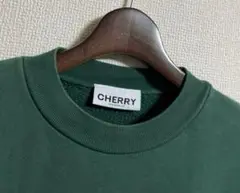 CHERRY LOS ANGELES ロゴ刺繍　クルーネックスウェット