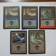 インベイジョン　沼　４種5枚うち3枚FOIL