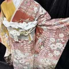 美品　辻ヶ花　辻が花　銀通し　花絞り　ぼかし　逸品　フルセット　振袖　振り袖