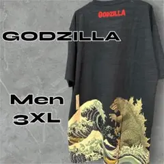 GODZILLA ゴジラ Tシャツ メンズ 3XL 富嶽三十六景 コラボ　未使用