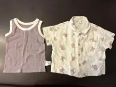 アプレレクール　シャツ　タンクトップ　セット　半袖