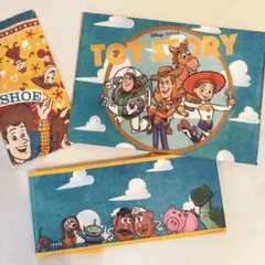 PIXAR　トイ・ストーリー 収納ボックス　おもちゃ箱 バンダナ付き